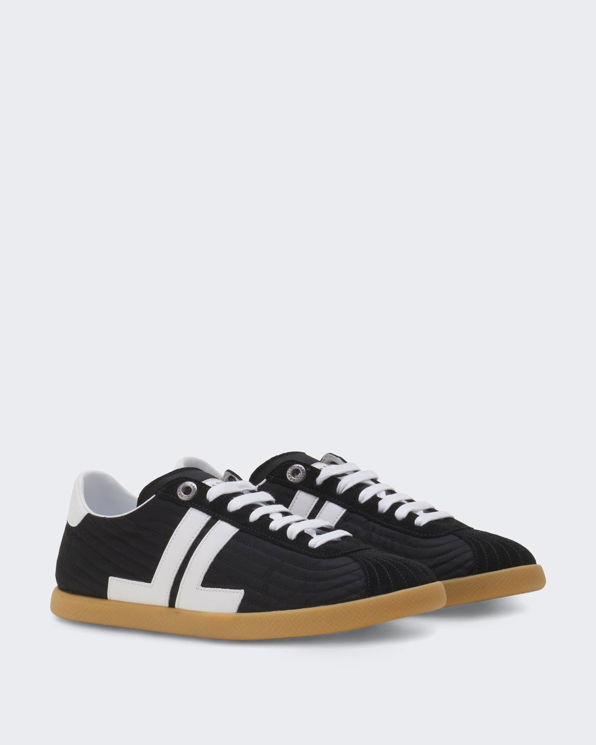 Lanvin Heren Sneaker van nylon in zwart-wit - Eleganza.nl