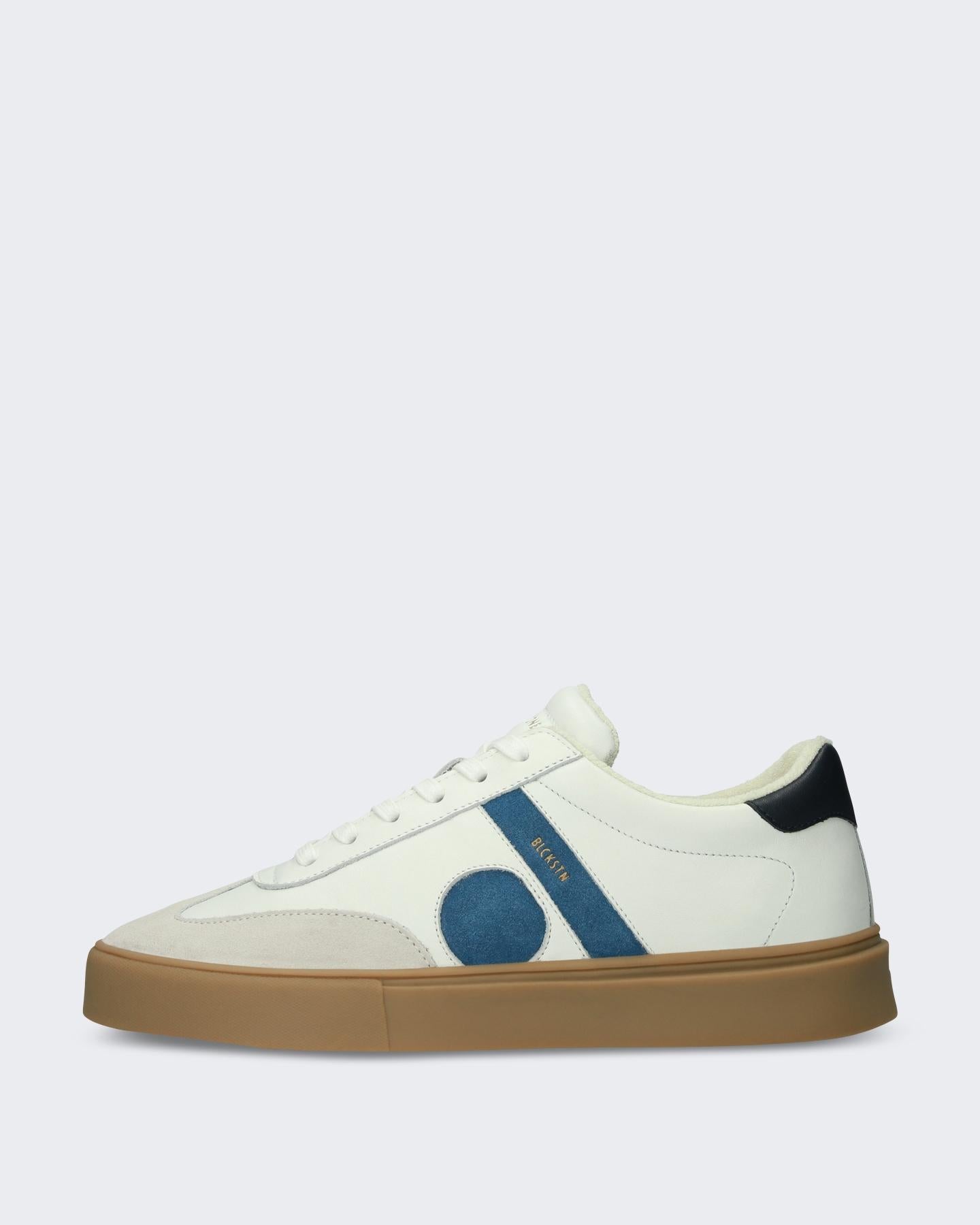 Heren Quartz Auden Sneaker Wit/Blauw