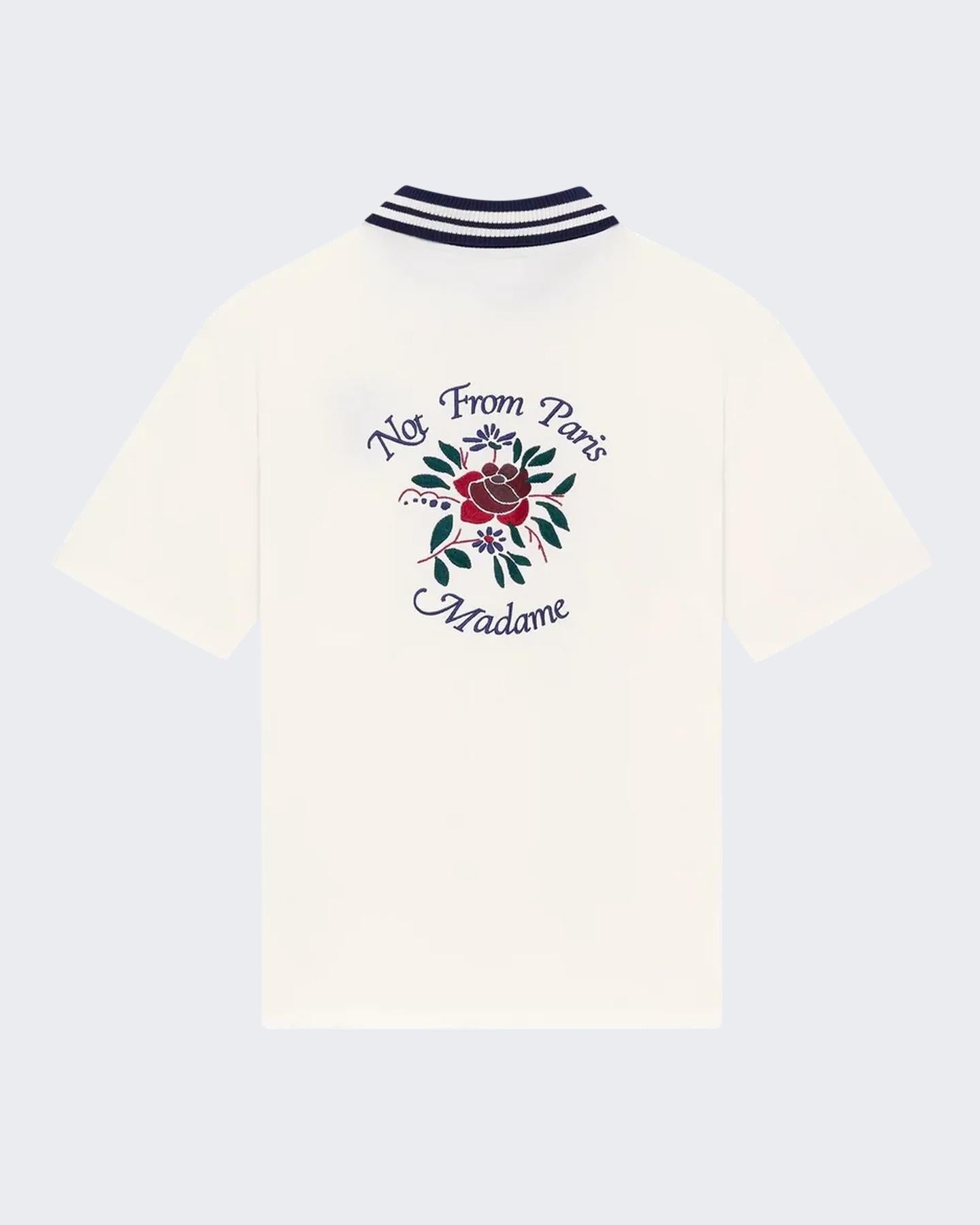 Heren Chemise Piquée Slogan Rose