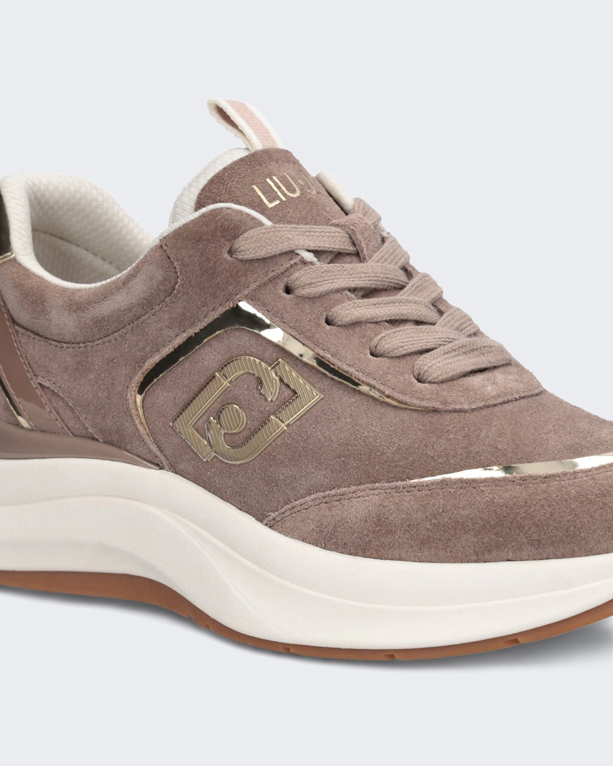 Liu Jo Dames Stardust 01 sneaker in havana Bruin - Eleganza.nl