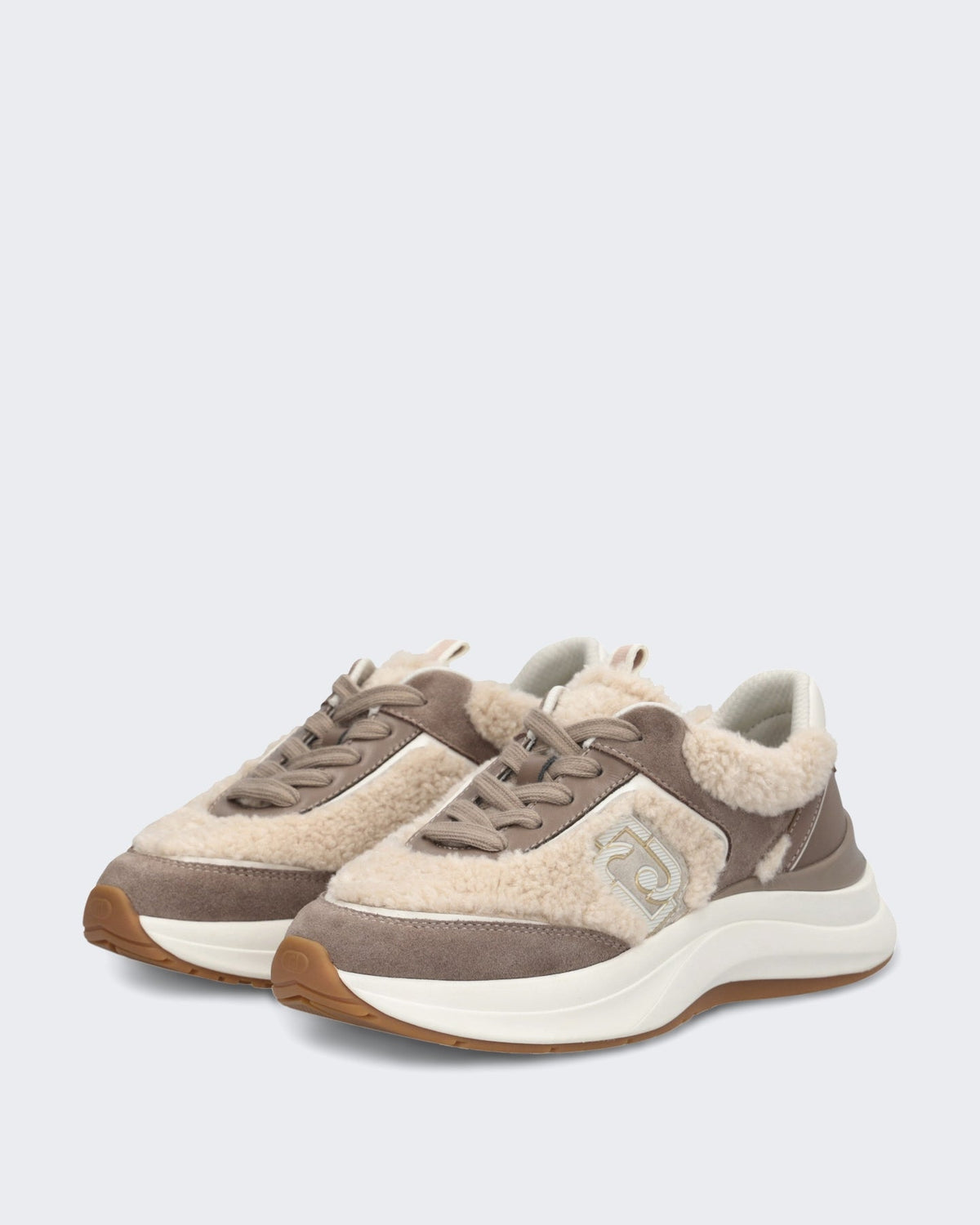 Liu Jo Dames Stardust 01 sneaker in havana en wit - Eleganza.nl