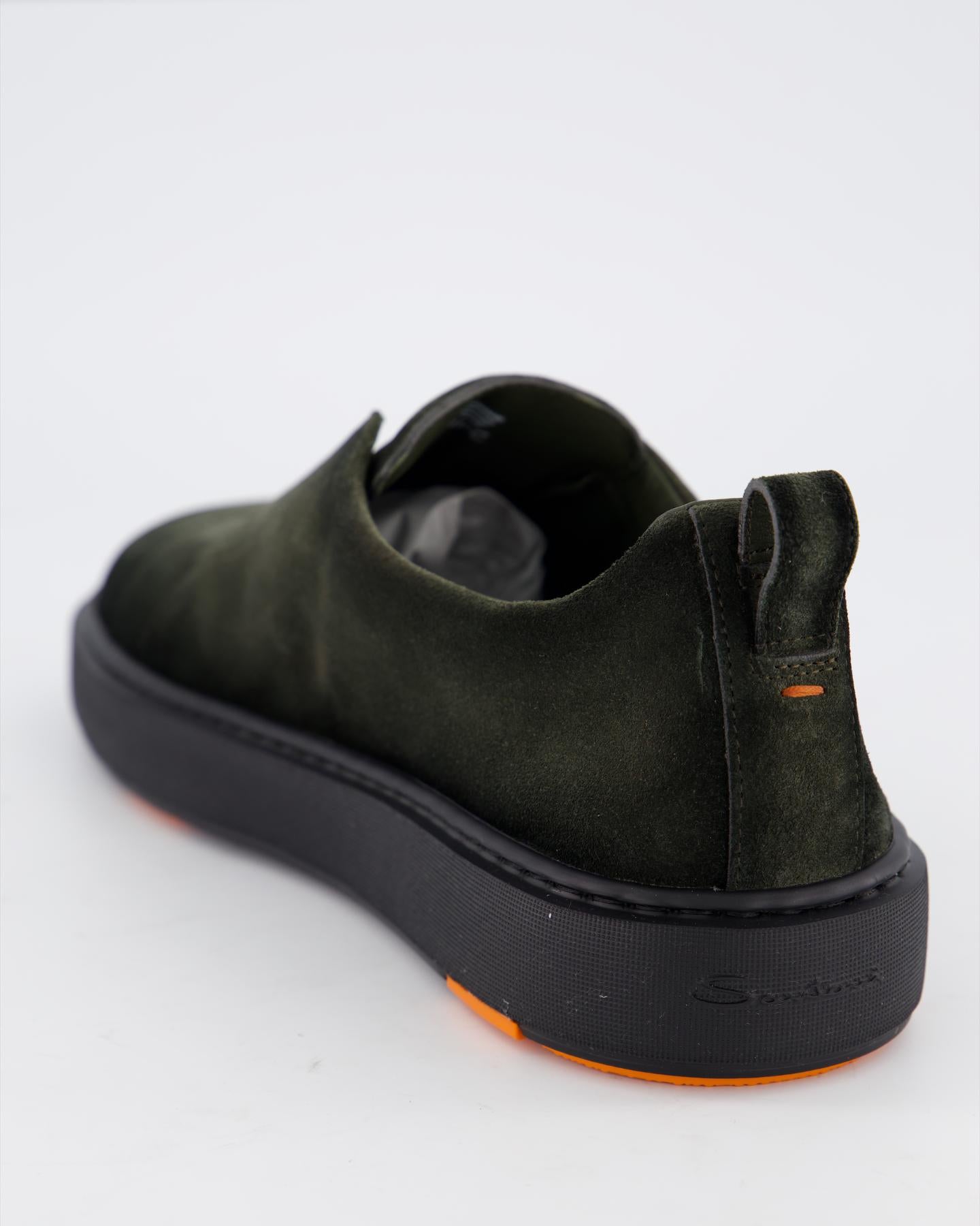 Heren Victor Sneaker Nubuck Groen