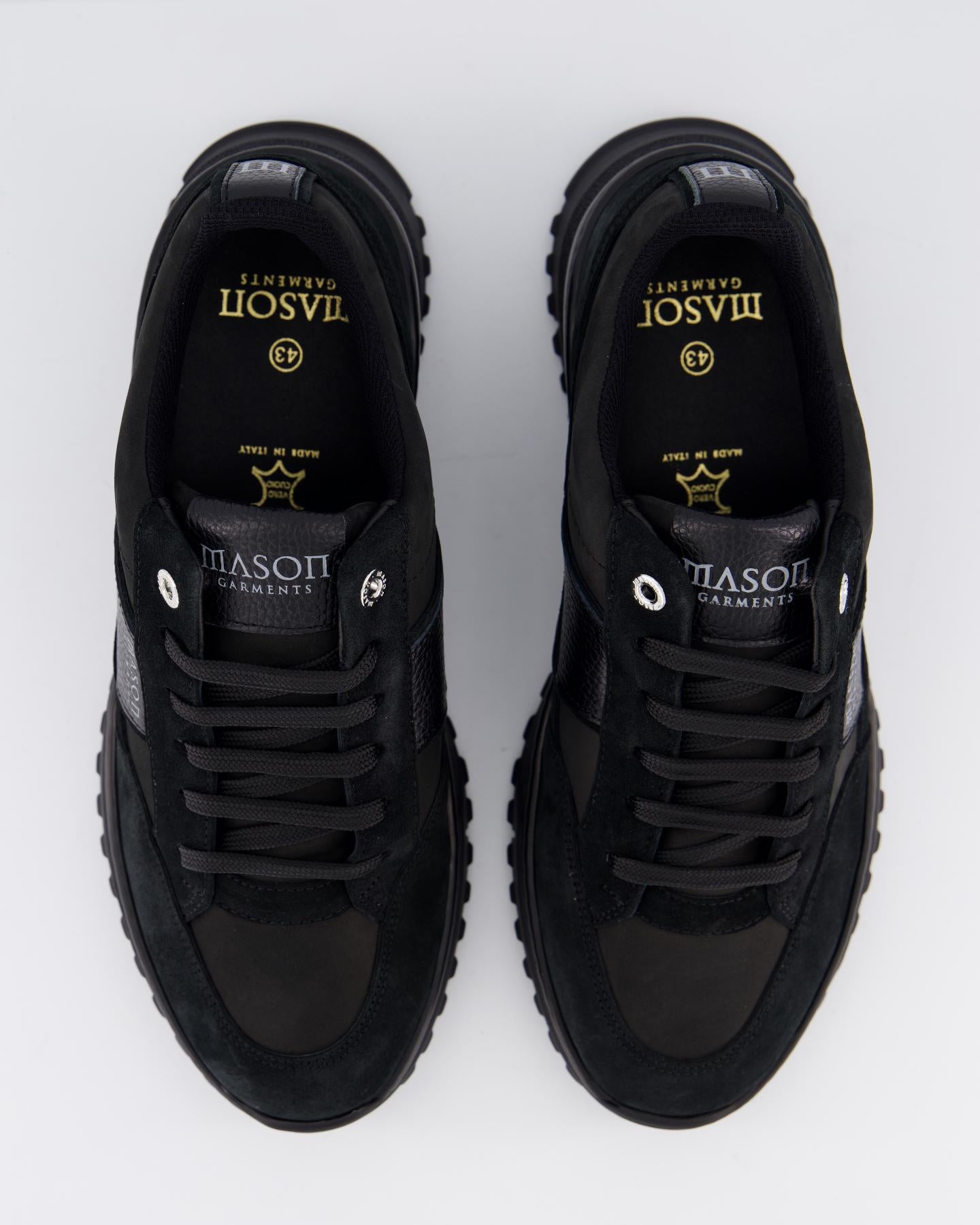 Heren Tia Runner Sneaker Zwart
