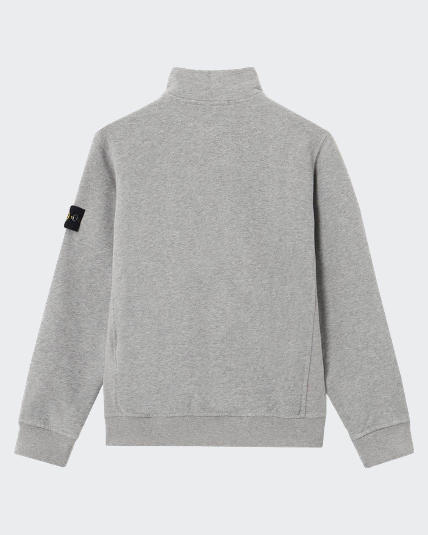 Kids Haf-Zip Sweater Grijs