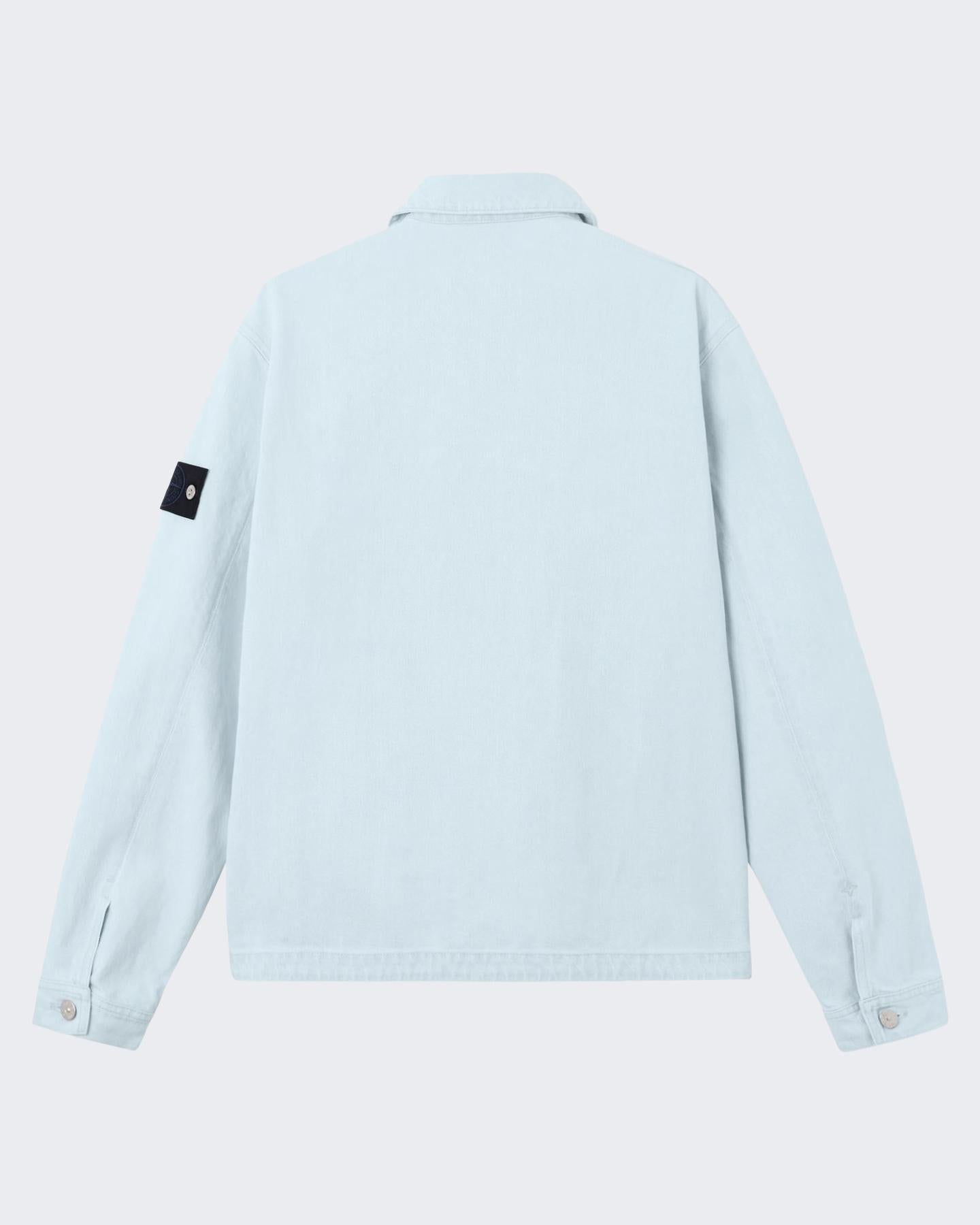 Stone Island Heren LogoPatch Coach Jacket Blauw