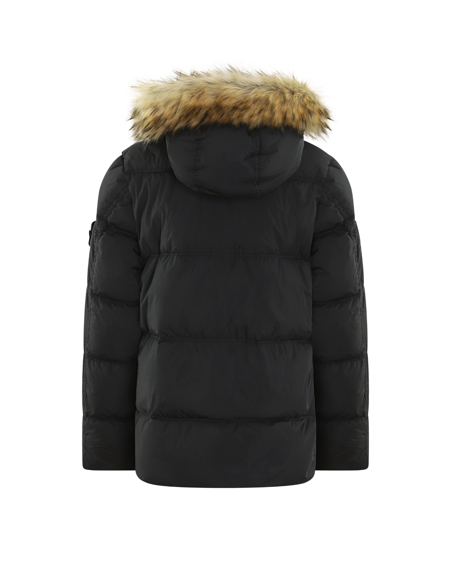 Kids Short Parka Zwart