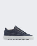 Men's Leather Sneaker in Navy