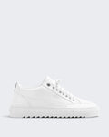 Men's Leather Sneaker in Clean White