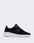 Men's Tia Runner sneaker with colorblock details in black