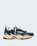 Mercer Unisex Low-Top Sneaker with Classic Americana Design Blue — huidige kleur