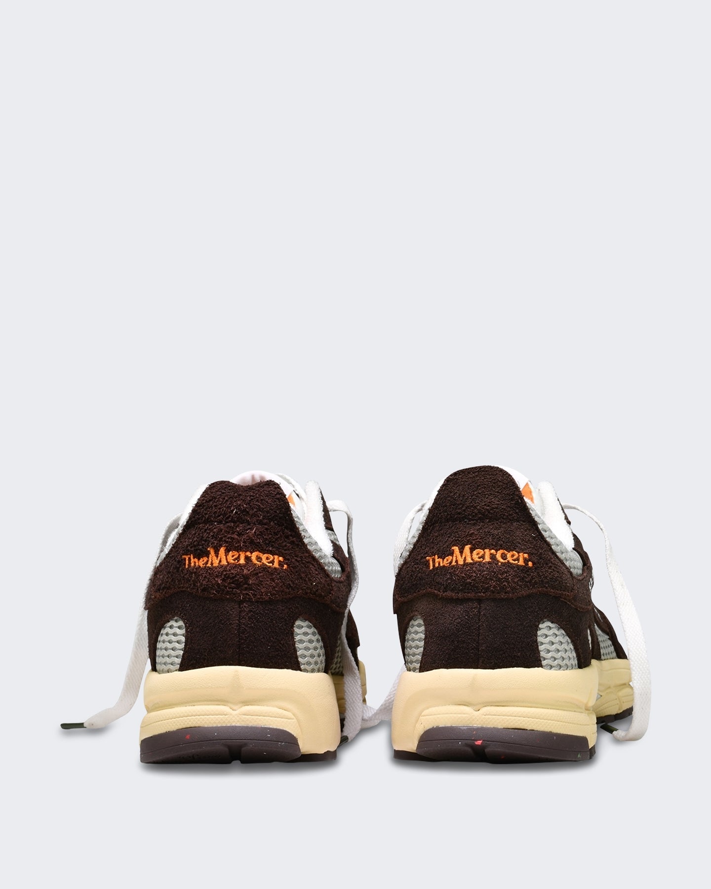 Mercer Unisex Leren sneaker met Americana-details Bruin - Eleganza.nl
