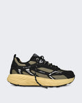 Unisex Mercer The Re-Run Max Leather Sneaker with Grey Colour Details