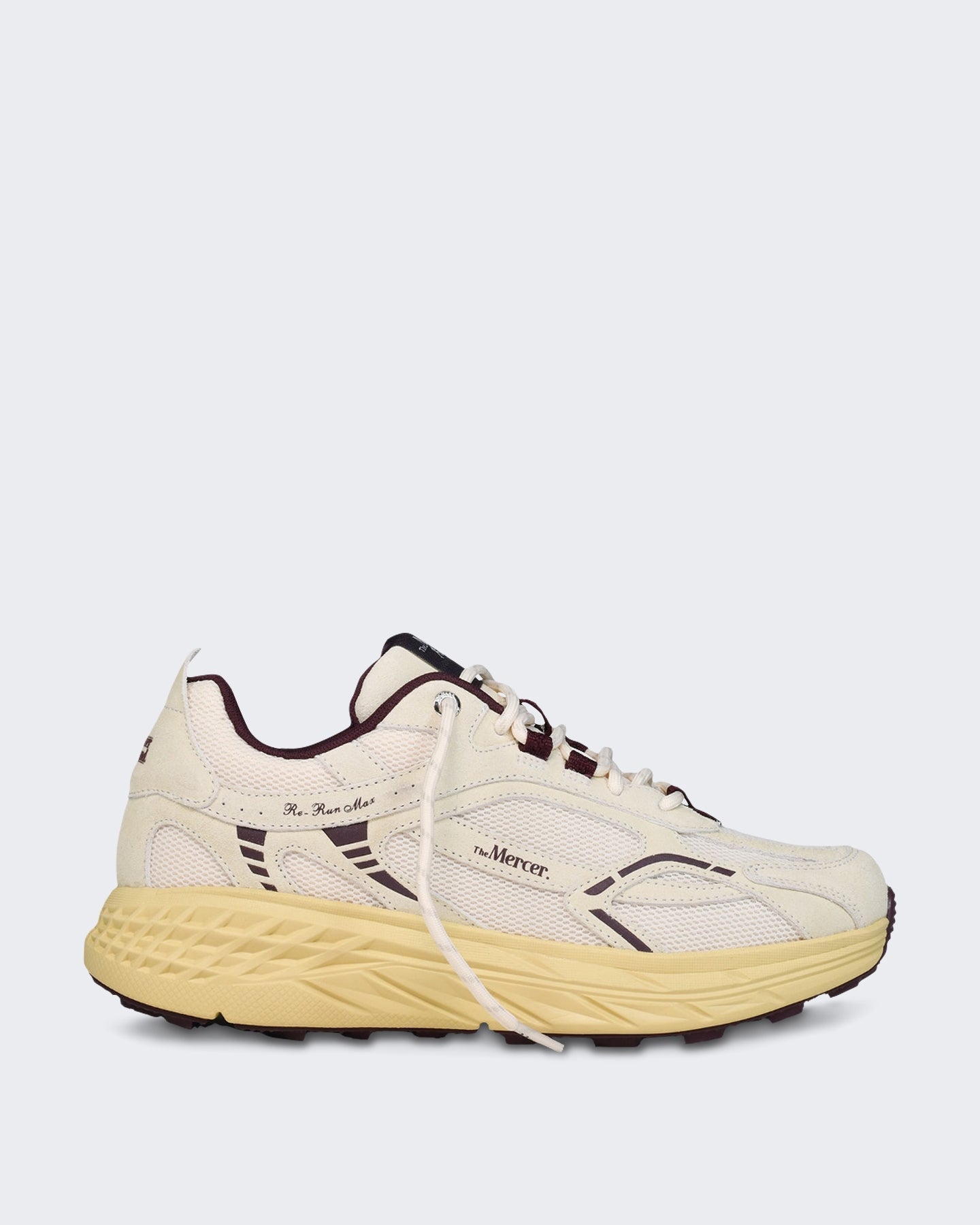 Mercer Unisex Sneaker met wit-rode kleuraccenten - Eleganza.nl