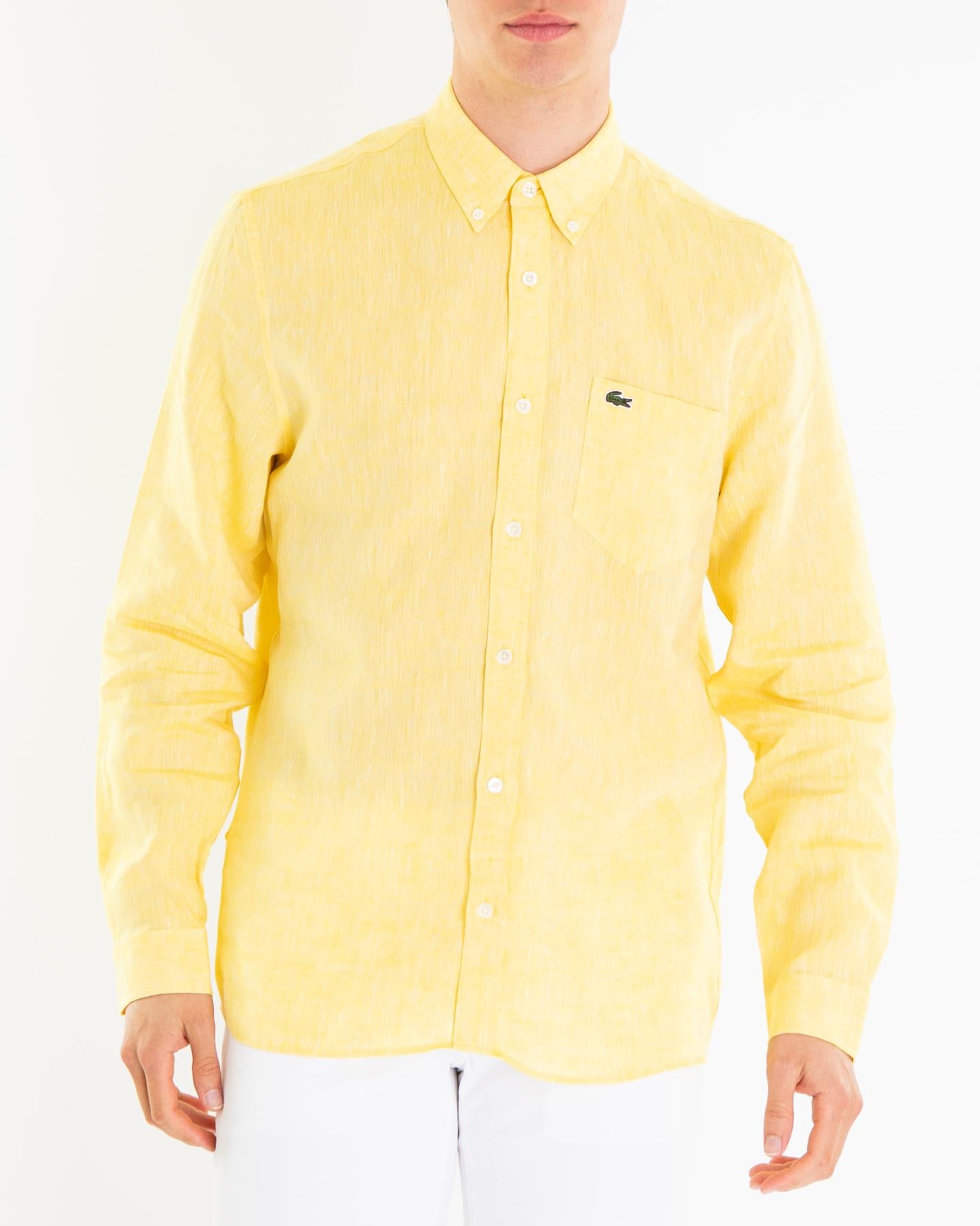 Heren 1Hc2 Men'S Woven Shirt Geel