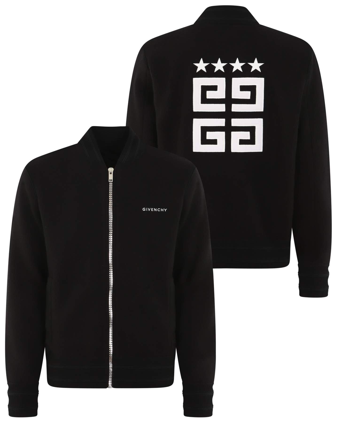 Men's 4G Stars Bomber Black