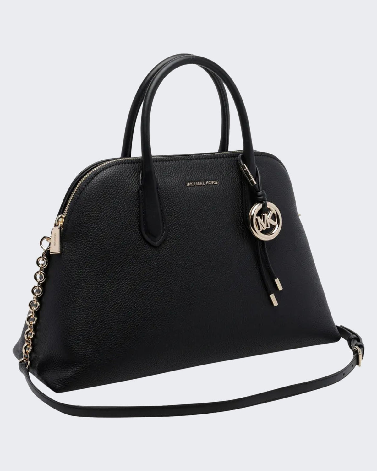 Michael Kors Dames Large Dome Chain Satchel Black - Eleganza.nl