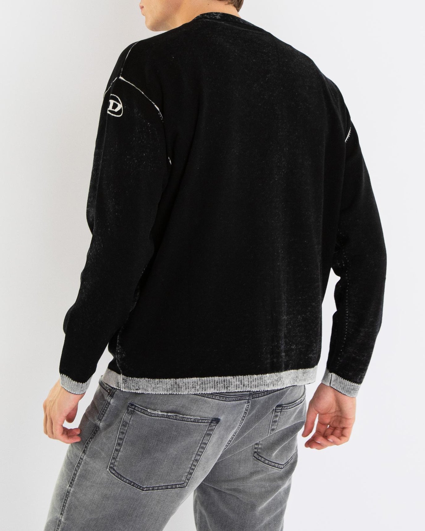 Diesel Heren K-Larence Cardigan Zwart