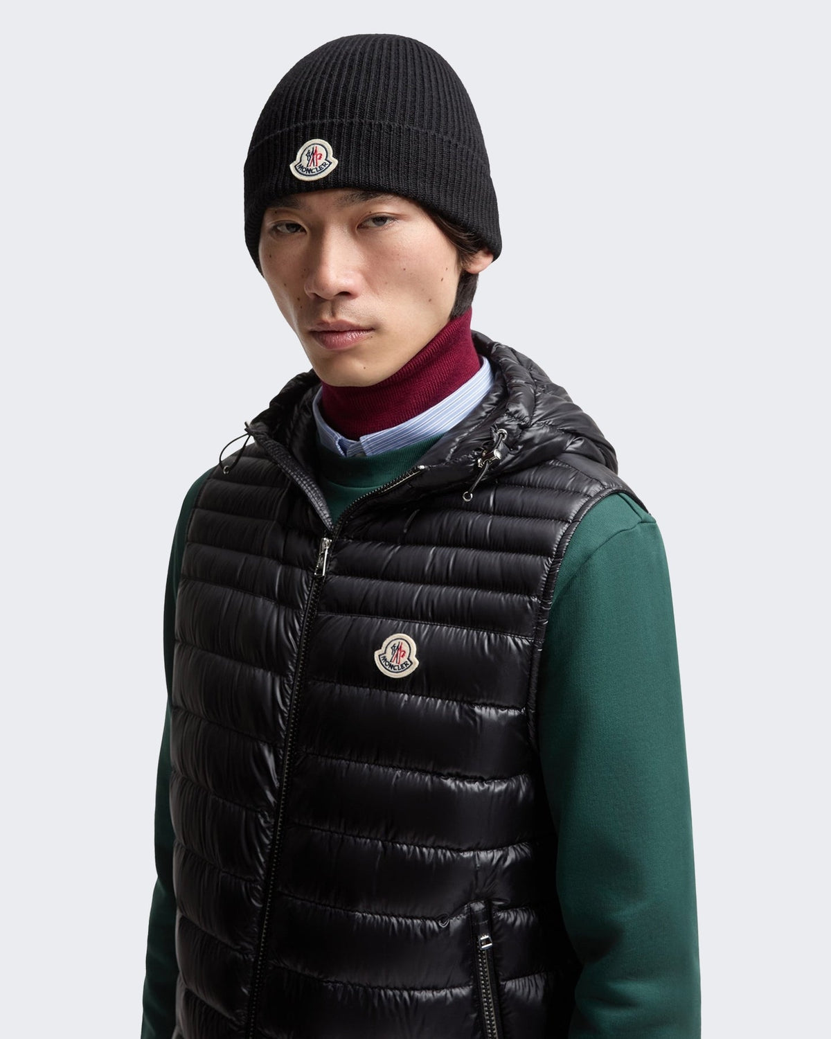 Moncler Heren Gebreide muts Zwart - Eleganza.nl