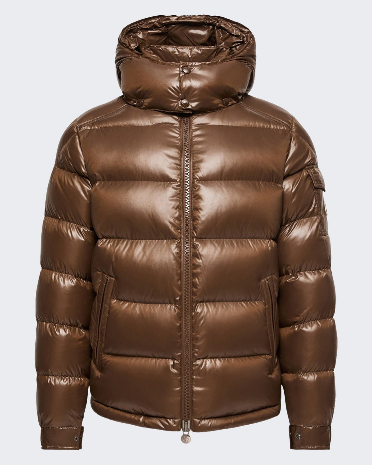 Moncler Heren Moncler_maya Jacket-L20911a53600 68950-Brown Bruin - Eleganza.nl
