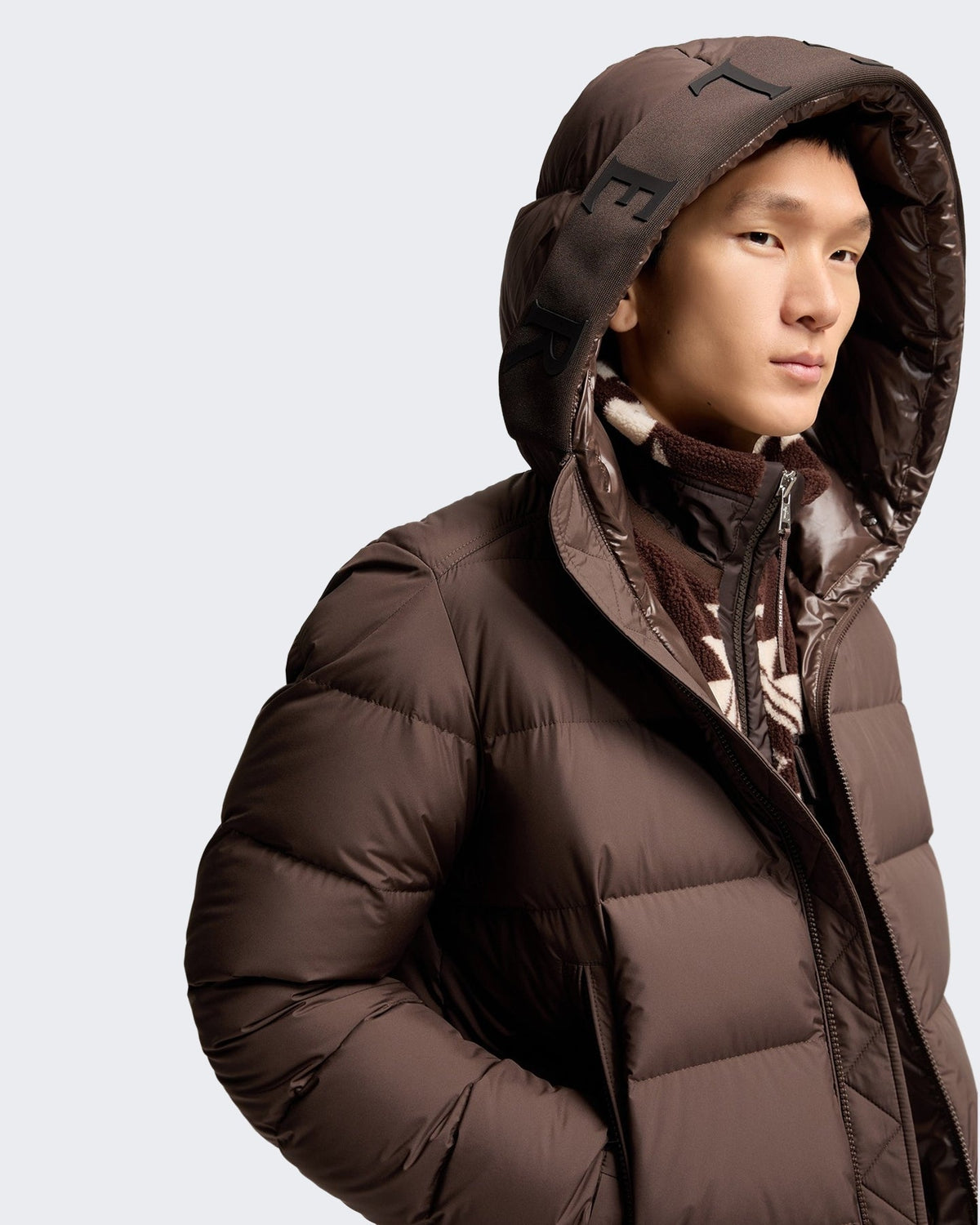 Moncler Heren Orvelle gewatteerde Bruin - Eleganza.nl
