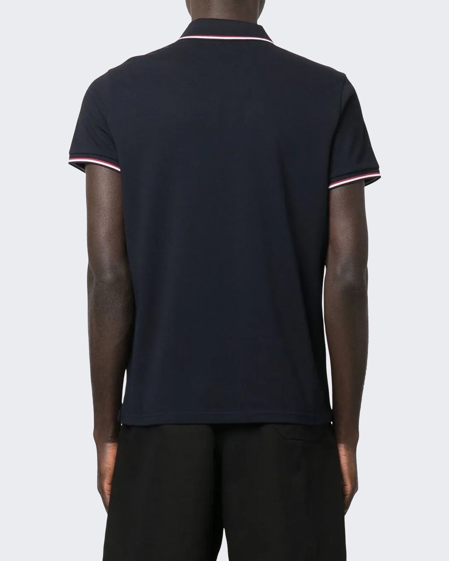 Moncler Heren Polo met korte mouwen Blauw - Eleganza.nl