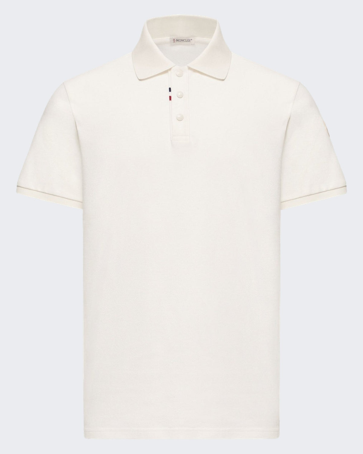 Moncler Heren Polo met korte mouwen Naturel - Eleganza.nl