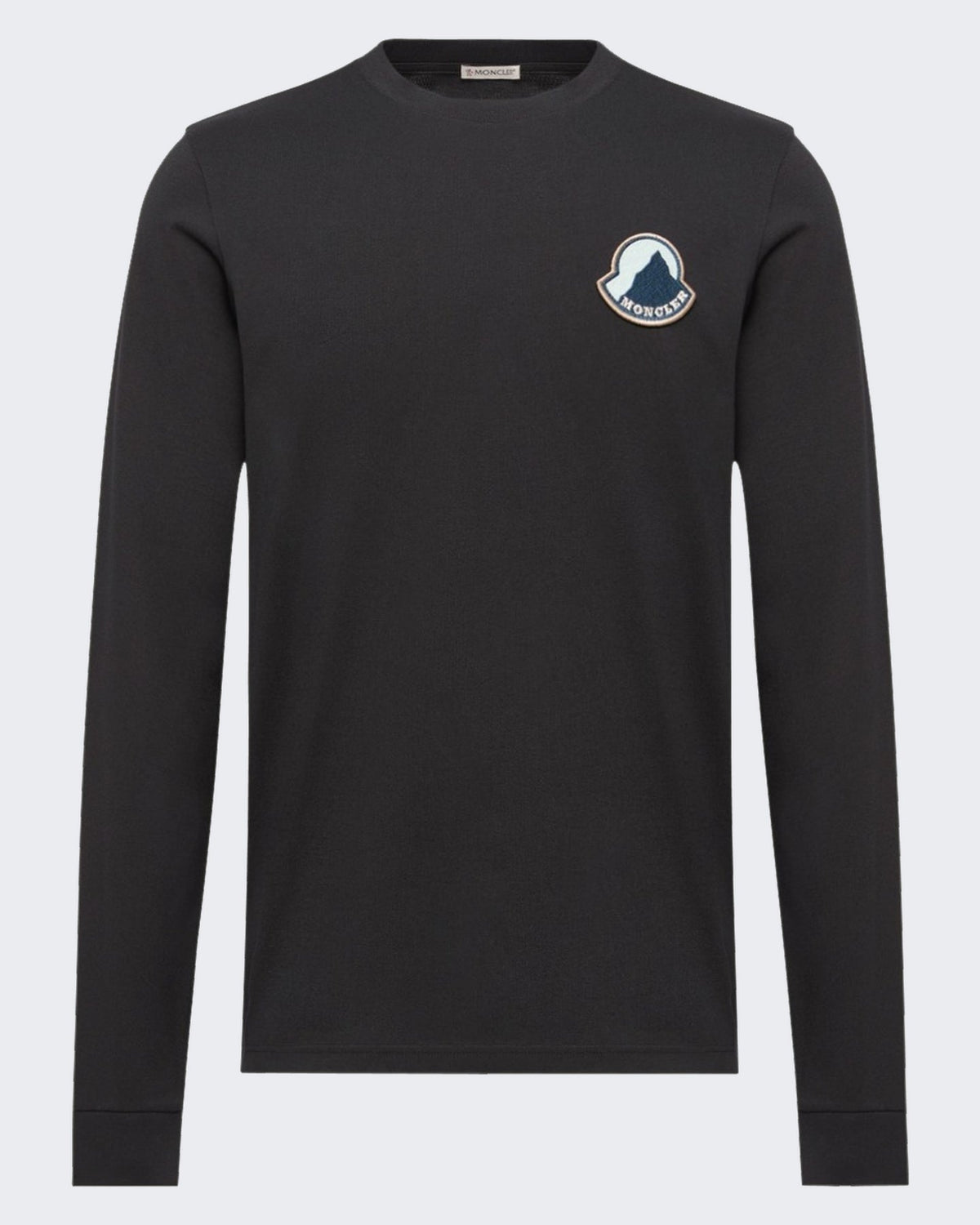 Moncler Heren T-shirt lange mouw Blauw - Eleganza.nl