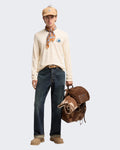 Men's T-shirt lange mouw Cream