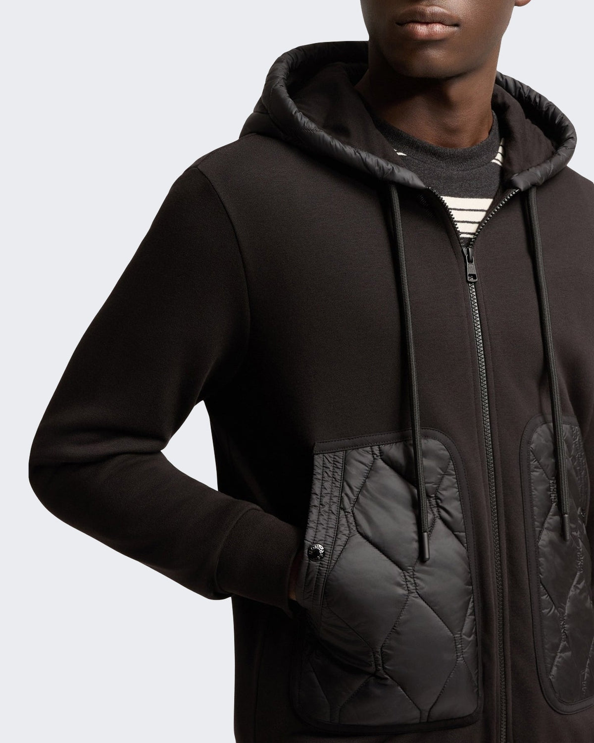Moncler Heren Zip-up cardigan Zwart - Eleganza.nl