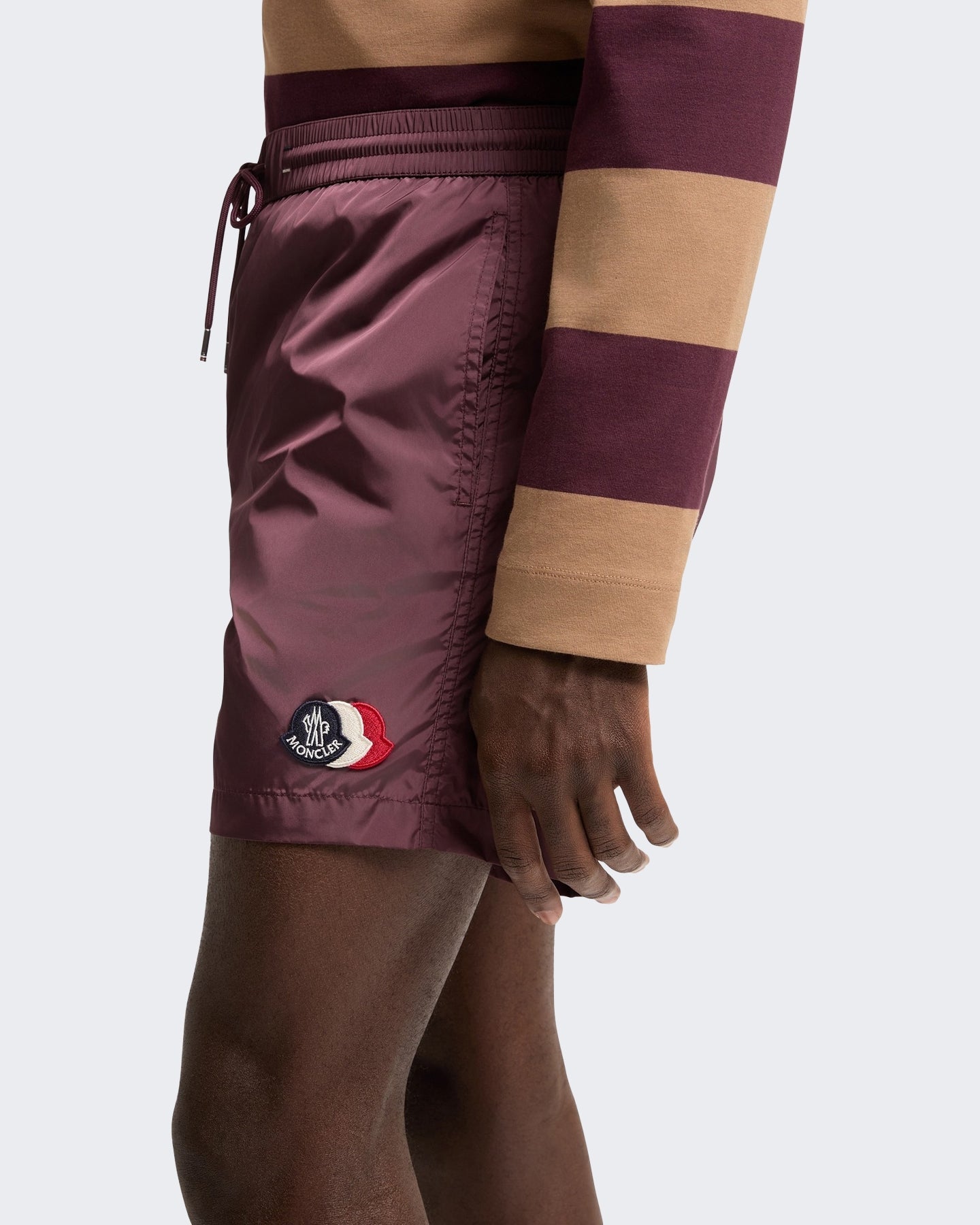 Moncler Heren Zwembroek Rood - Eleganza.nl