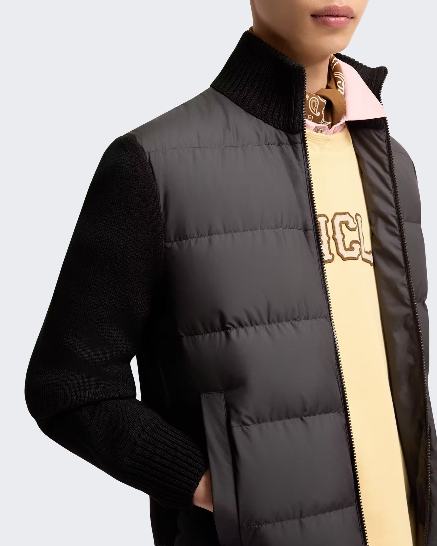 Moncler Moncler Heren Cardigan-L20919b00027 M1131-Black Zwart - Eleganza.nl