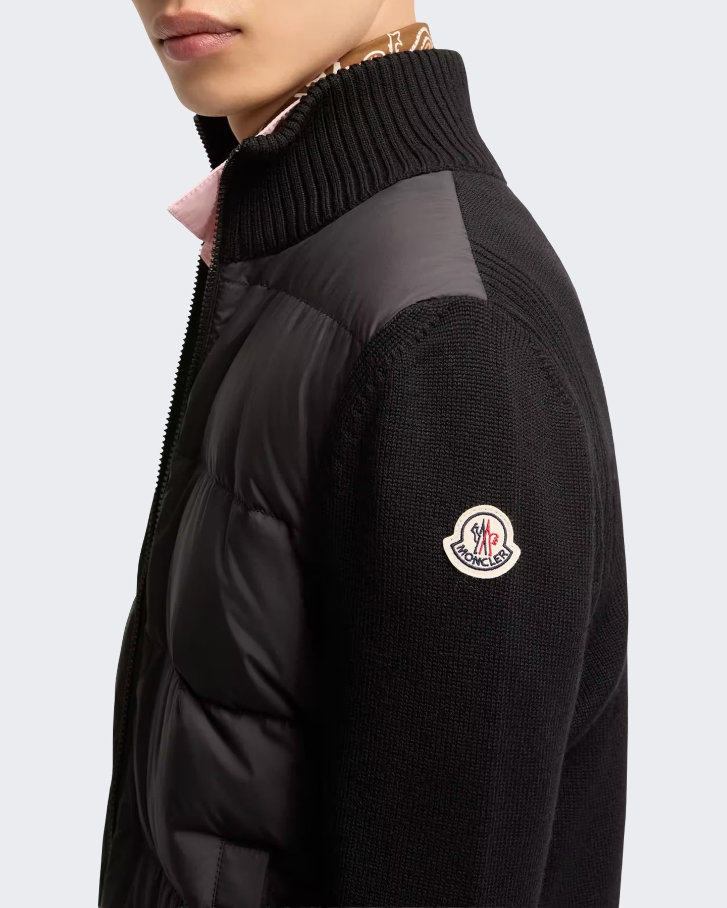 Moncler Moncler Heren Cardigan-L20919b00027 M1131-Black Zwart - Eleganza.nl
