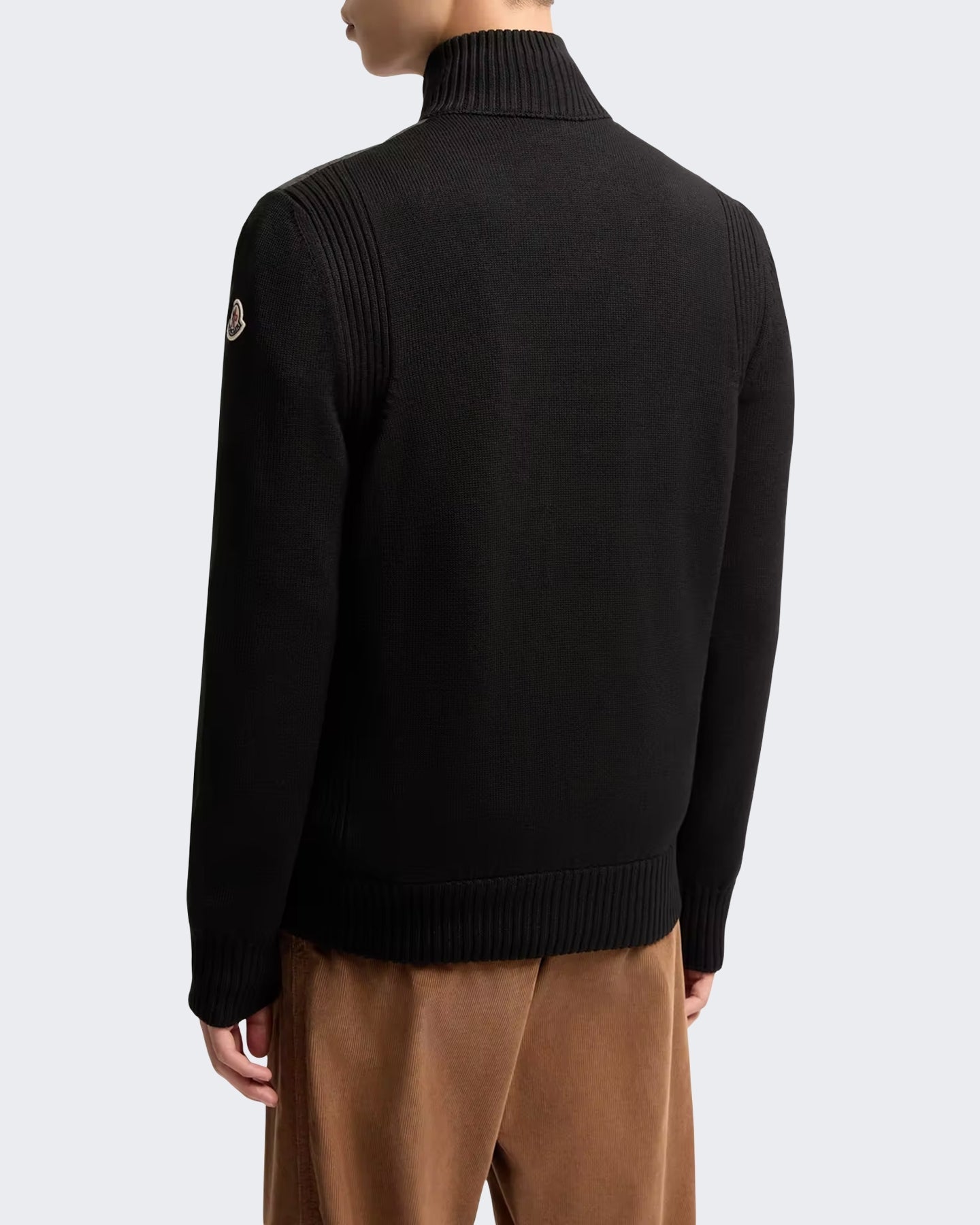 Moncler Moncler Heren Cardigan-L20919b00027 M1131-Black Zwart - Eleganza.nl