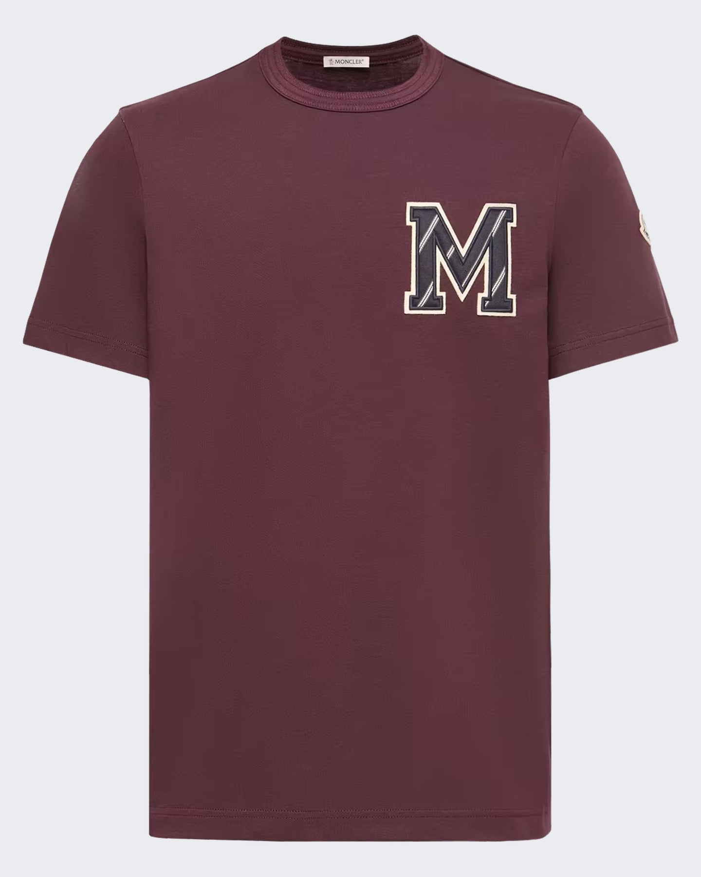 Moncler Moncler Heren T-shirt met korte mouwen Rood - Eleganza.nl