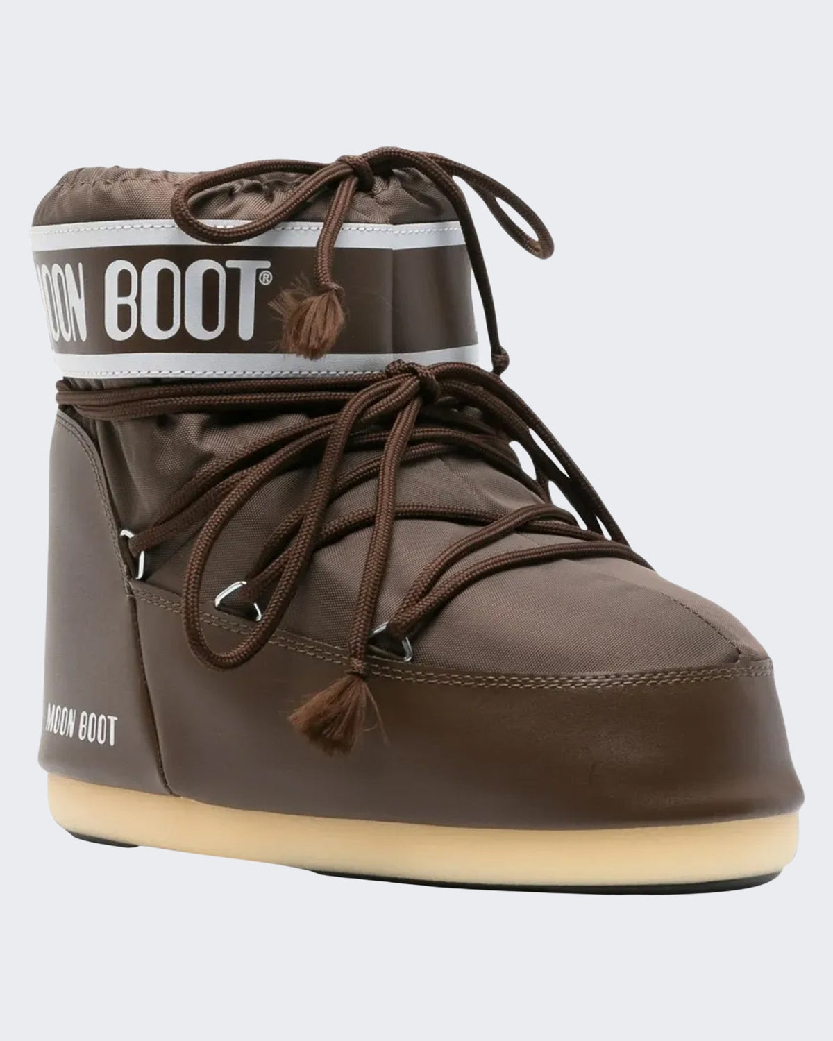 Moon boot Dames Mb Icon Low Nylon-Cocoa M037 - Eleganza.nl