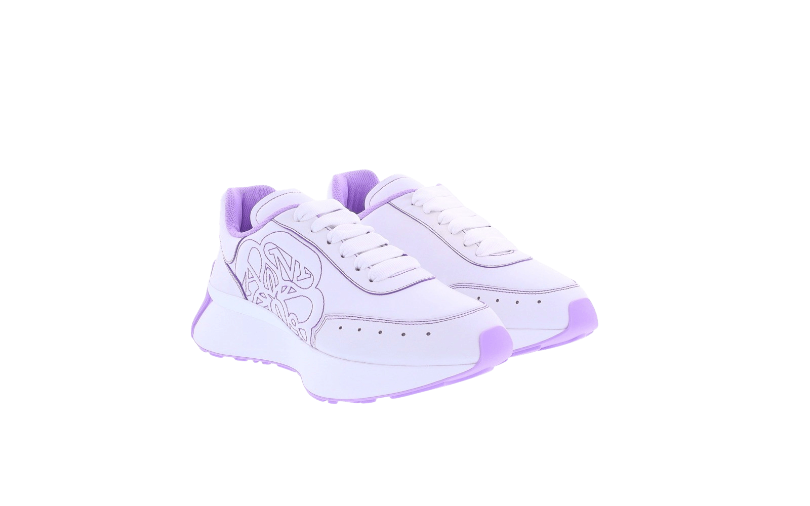 Women Sprint Runner White/Lila