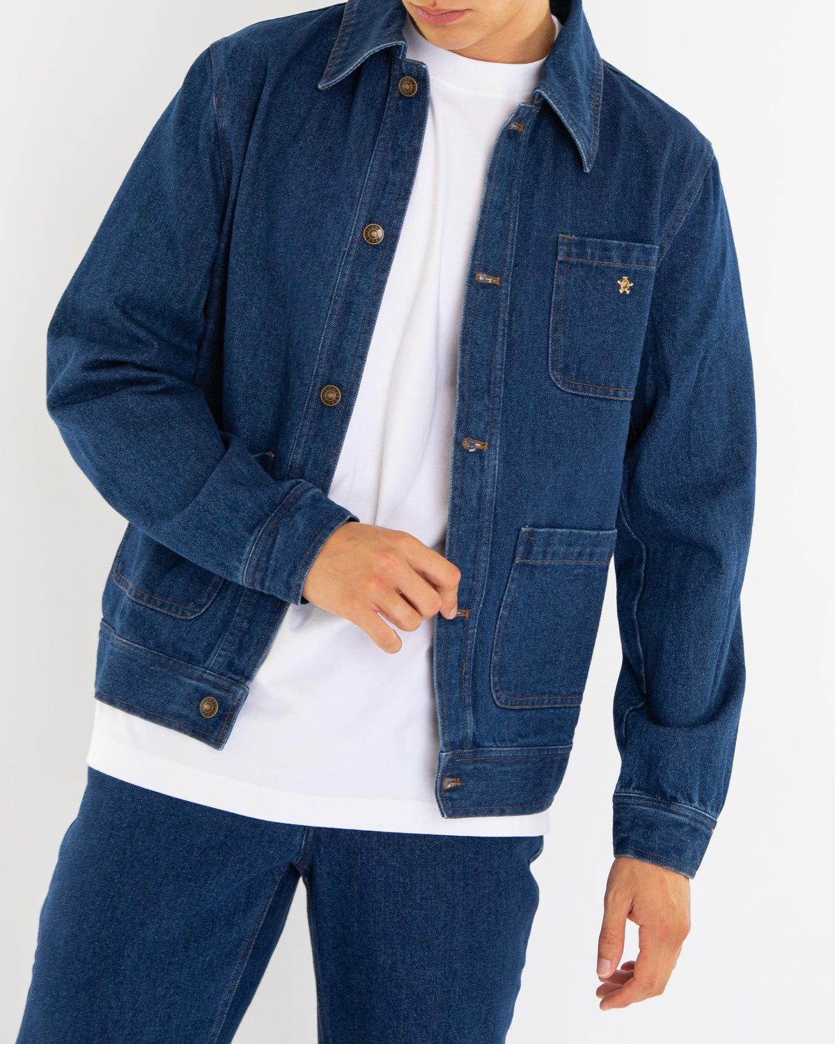 Bram's Fruit Heren Fitted Denim Jacket
