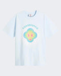 Casablanca Men's Airbrush Smiley T-Shirt Blue