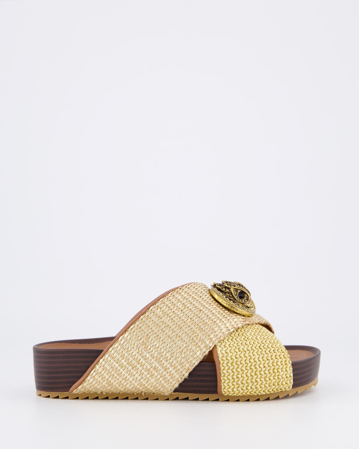 Dames Chelsea Cross Slipper Metallic