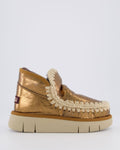 Mou Women's Eskimo Bounce Sneaker Bronze Ankle Boots