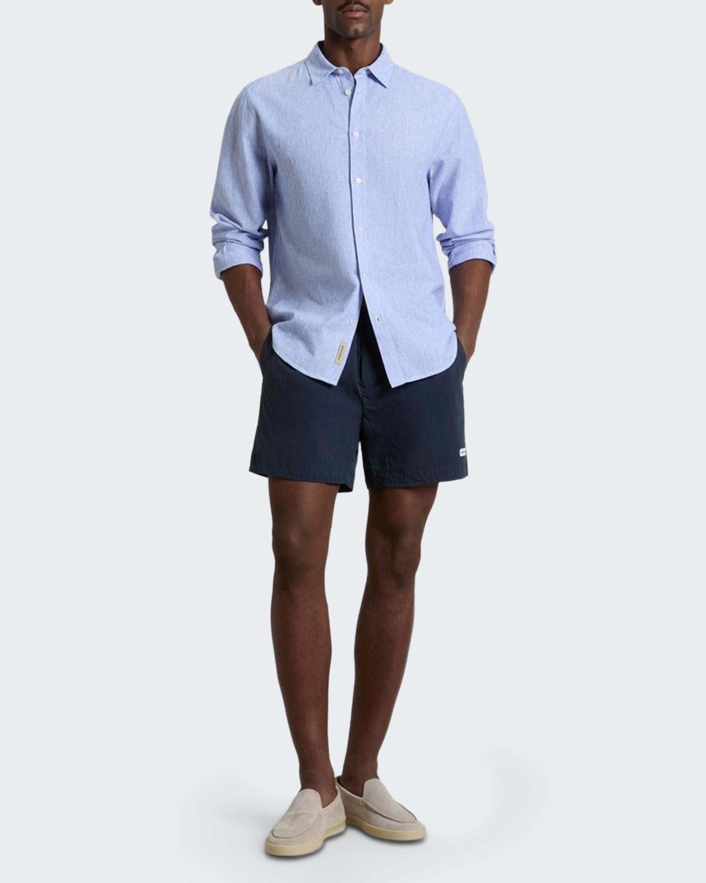 Heren Solid Swim Shorts