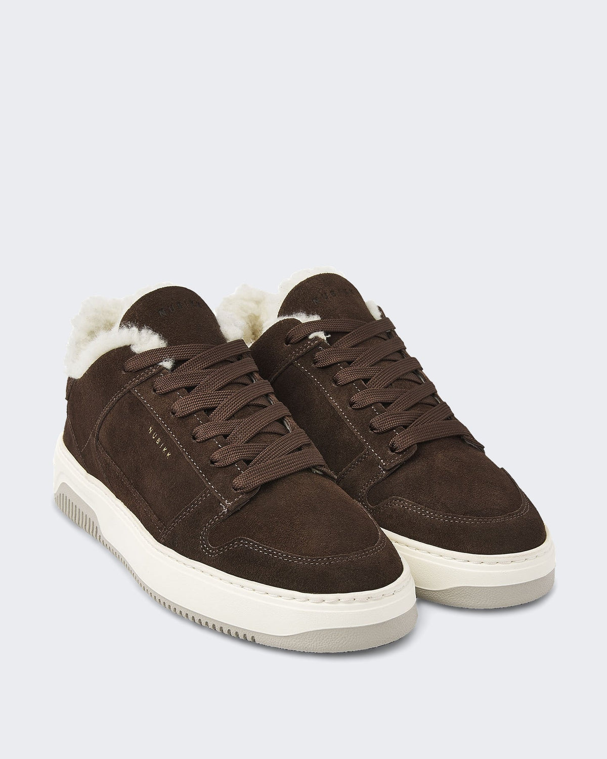 Nubikk Heren Basket Court Fur (M) Bruin - Eleganza.nl