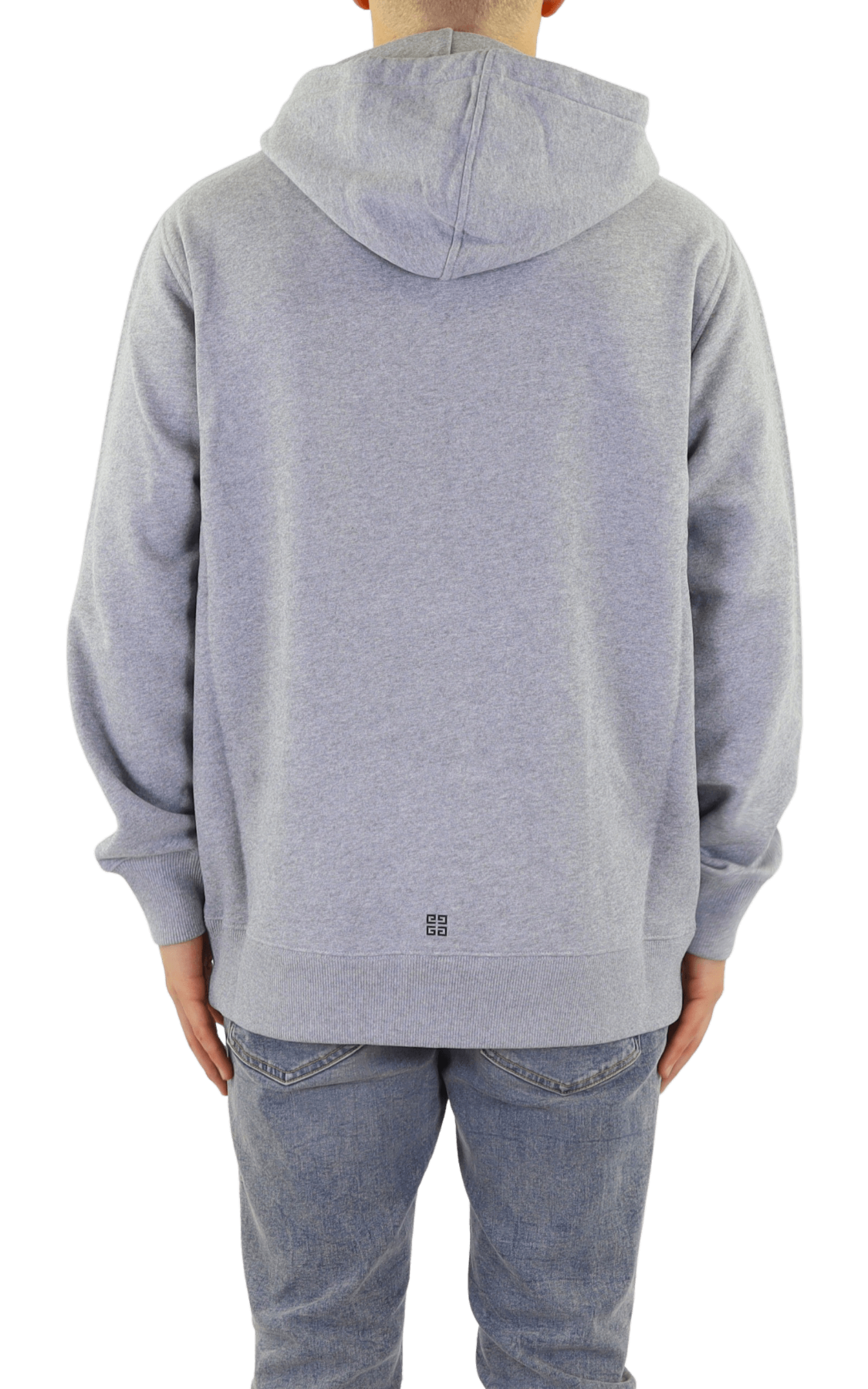 Men Classic Zip-Up Hoodie Gray