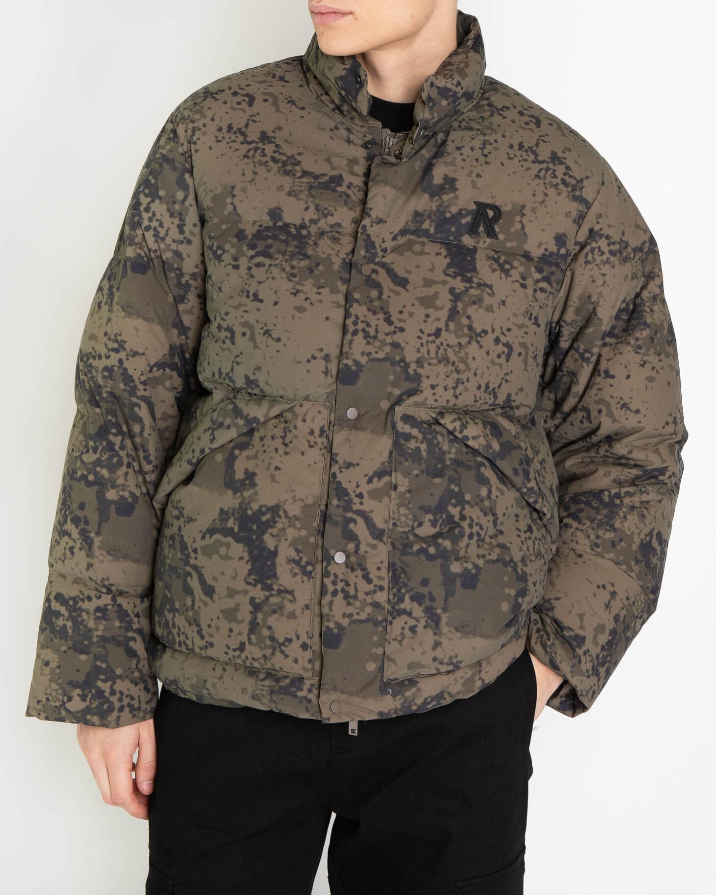 Men Puffer Jacket Green