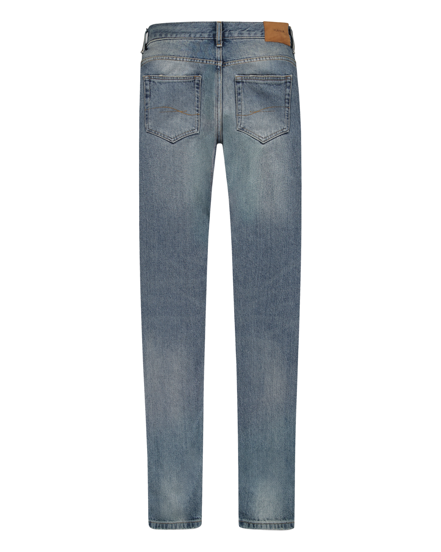 Men Slim Jeans Vintage Denim