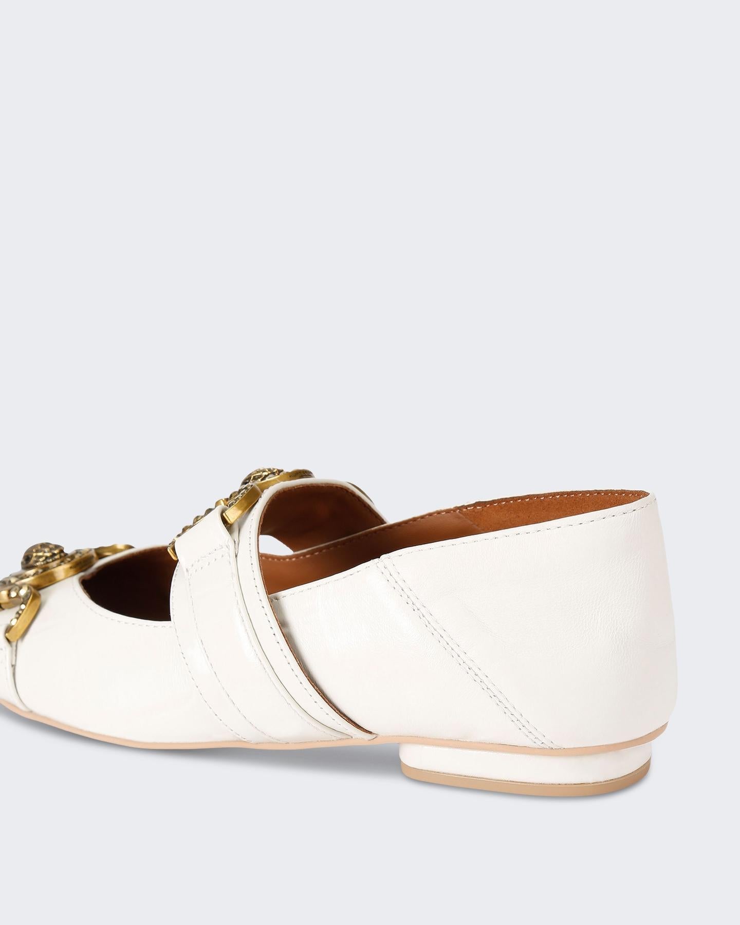 Dames Mansion Point Ballerina Wit