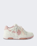 OFF-WHITE Women's Out Of Office Sneaker White with Pink