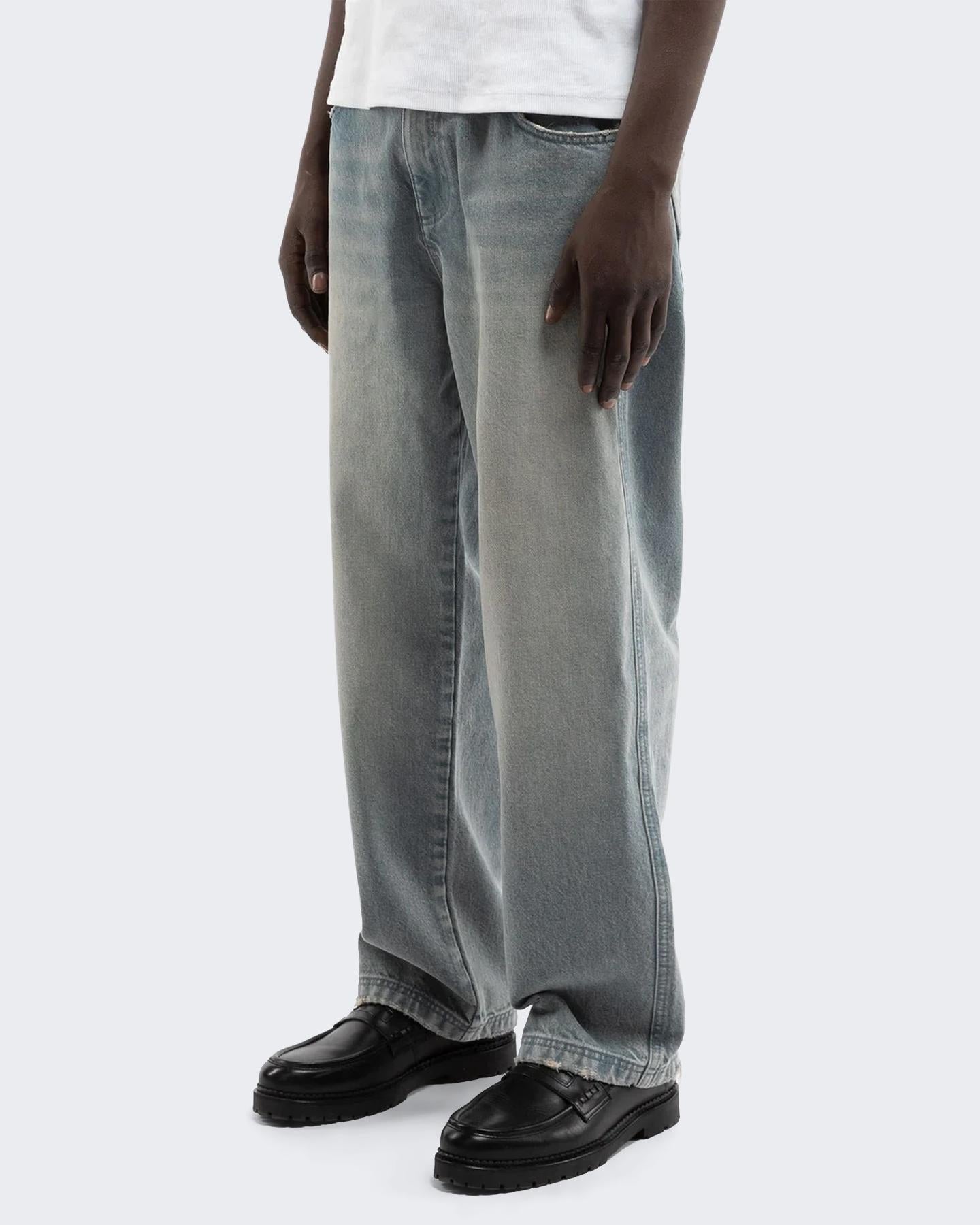 Heren Essential Straight Fit Denim