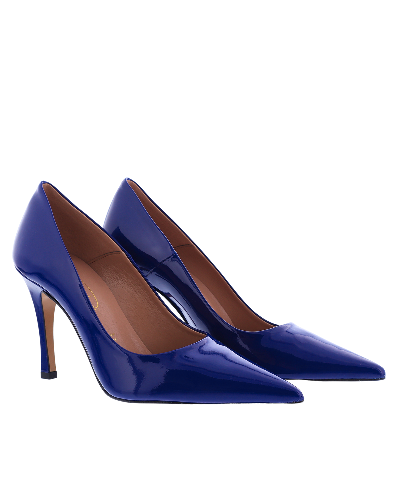 Women Lax leather pump blue