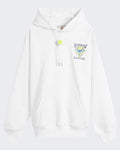 Casablanca Men's Tennis Club Icon Hoodie White — huidige kleur